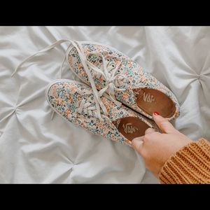 floral vans sneakers